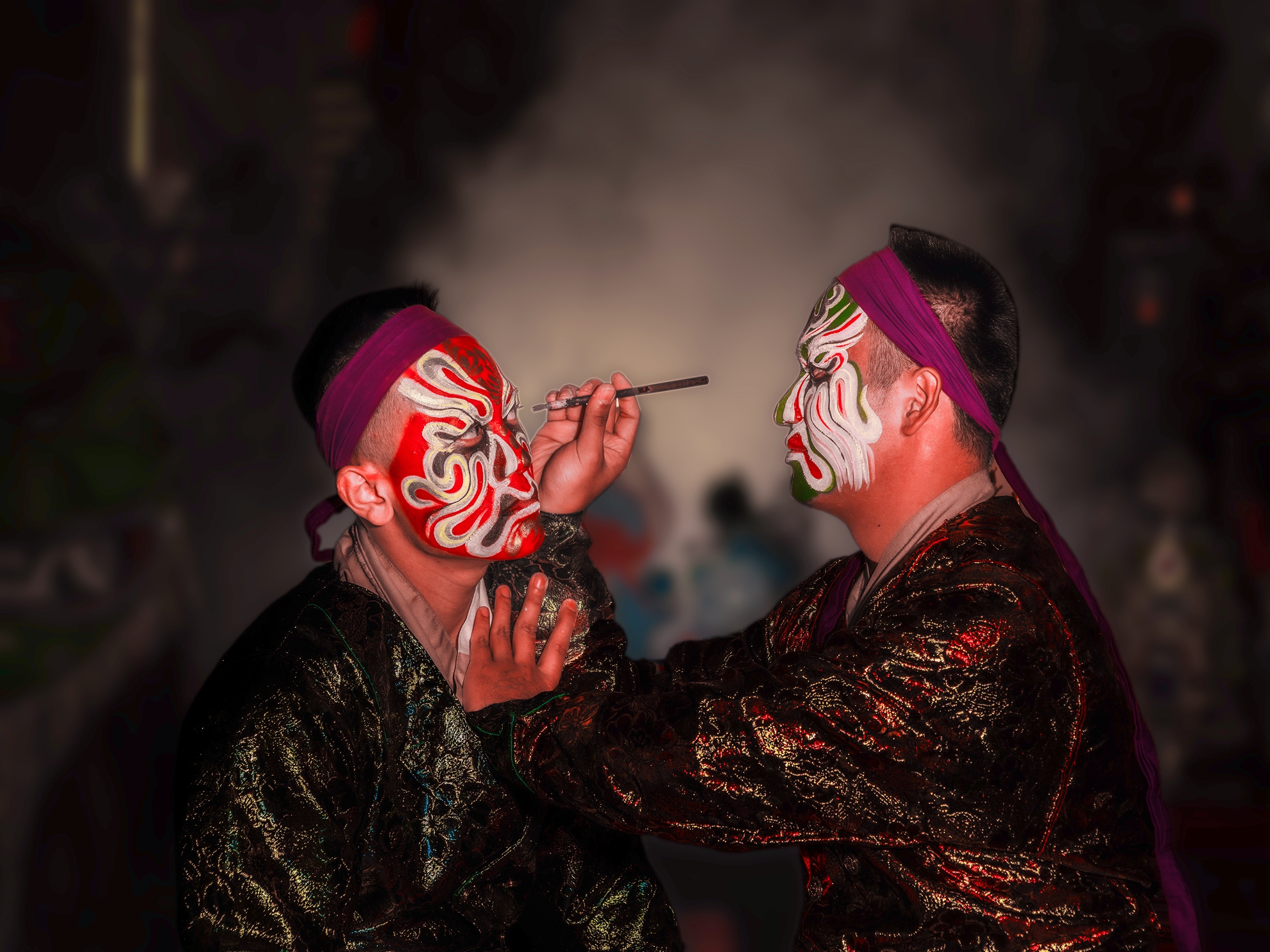 入選 董生財 八將臉譜